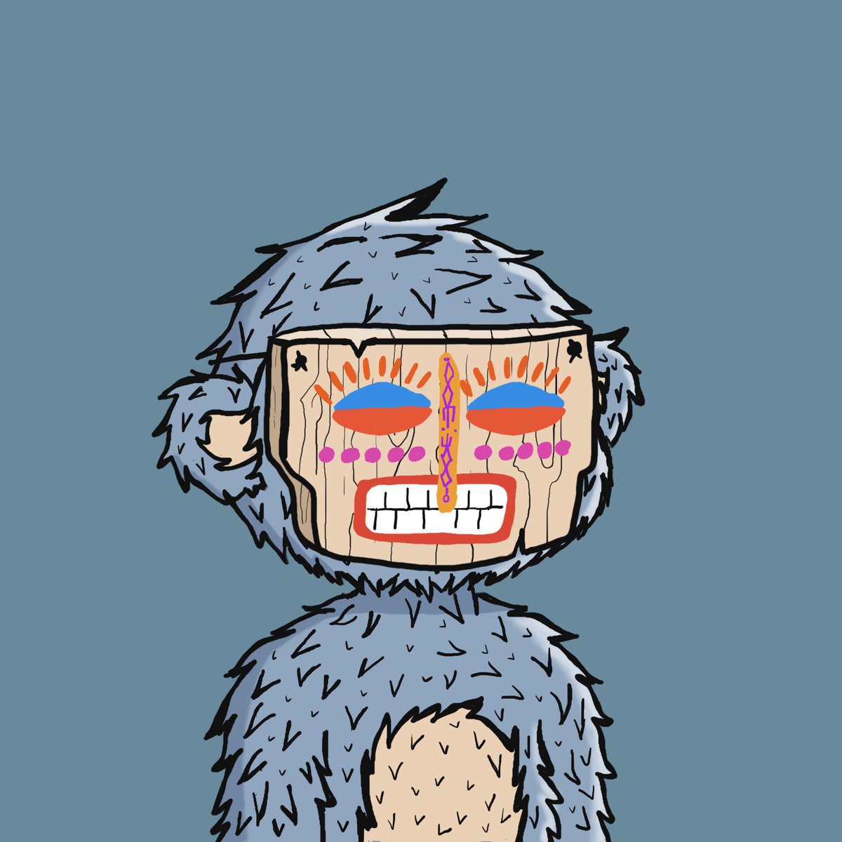 taner_visual's tweet photo. Hello @AptosMonkeys Community. I am not a holder but i would like to join your art contest. I hope you will love the Chief :))))
Let me introduce.
His name is TRICHIMON ( Tribal Chief Monkey )
#MonkeArtist @AptosMonkeys https://t.co/g6zbnUu4UJ