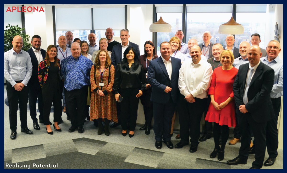 ApleonaUK's tweet photo. The Apleona UK team is delighted to host Apleona Group CEO and COO Dr. Jochen K. and Michael Engel this week, during their visit from Germany. We are proud to showcase our 2023 Growth Strategy.
#oneteamonebrand #realisingpotential #growth https://t.co/CZ9eAjn9hT