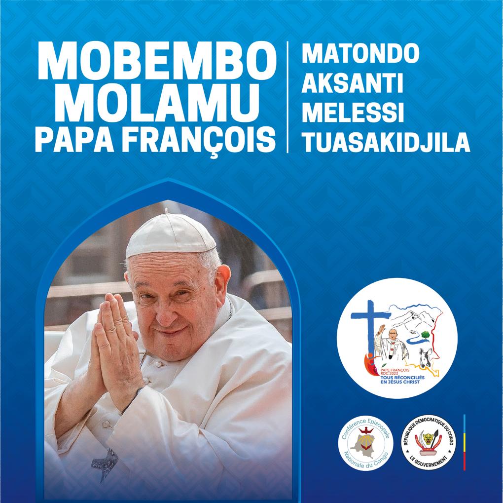 PapeEnRdc's tweet photo. Des meilleurs moments, des vives émotions, des profondes réflexions et de fortes recommandations et motivations spirituelles et humaines.

La #RDC est reconnaissante et vous dit à bientôt Sa Sainteté.

#PapeEnRDC #PopeInDRC #reconciliation #PapePourPaix #VoyageApostolique https://t.co/T5kZDsgBpW