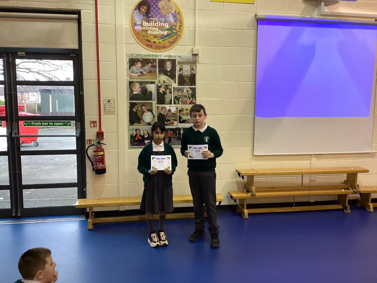 WellesbourneSch's tweet photo. Our favourite time of the week celebrating our children and all their hard work. Well done to 3CM for winning class of the week and champions breakfast for their super attendance! #praiseassembly #hardwork #champions https://t.co/CLyNGjCrta