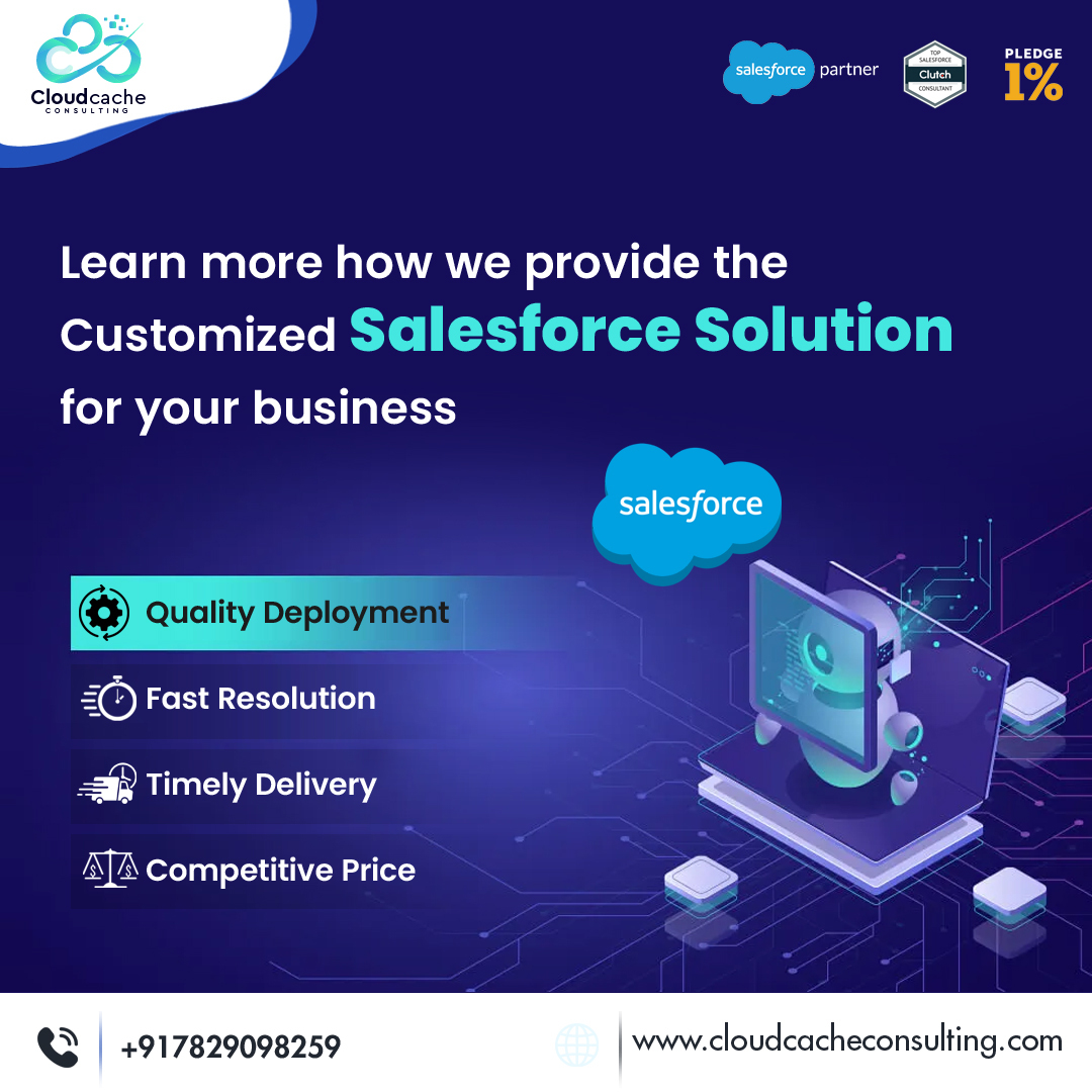 Cloudcachecon's tweet image. As #CloudCacheConsulting, we have a decade-long track record in #Salesforceimplementation, and confidently claim to offer unparalleled expertise in simplifying customizations to meet your unique #Salesforce requirements.
Visit Us: bit.ly/3HLQCMV
Call Us @ +91-7829098259