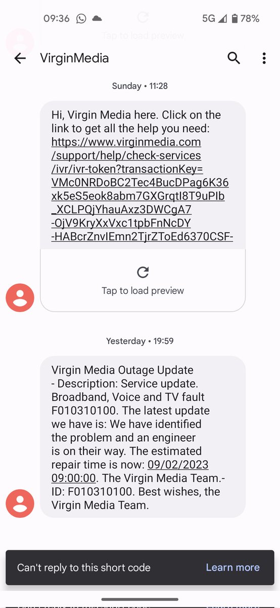 becks9539's tweet photo. @virginmedia how would I go about claiming money back? This will be potentially 2 weeks without internet access. Which is extremely frustrating. https://t.co/99567p3Vil