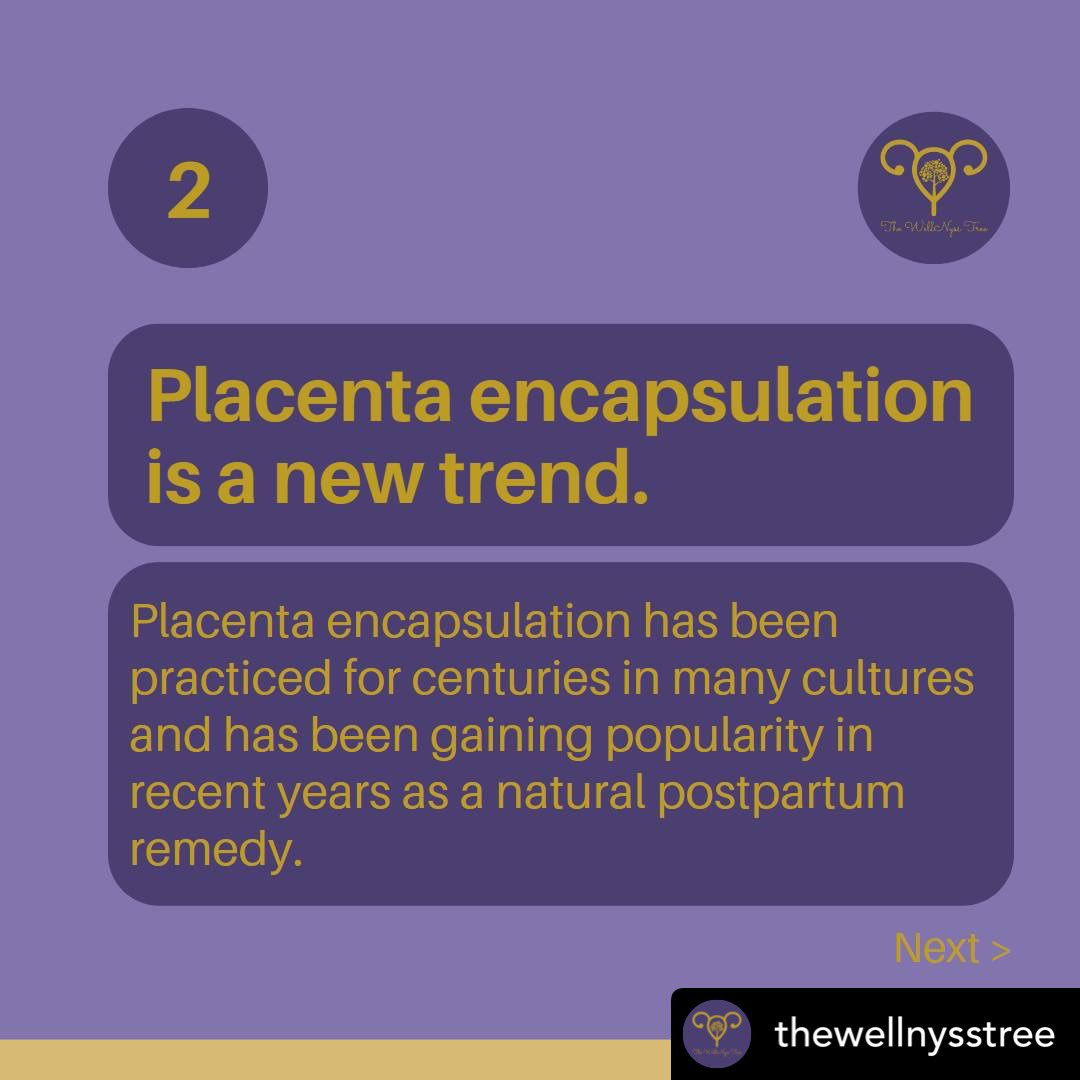 placentaremedy's tweet photo. 2. Placenta encapsulation is a new trend.
Placenta encapsulation has been practiced for centuries in many cultures and has been gaining popularity in recent years as a natural postpartum remedy.
#PregnancyJourney #NaturalParenting #PlacentaBenefits #PostpartumHealing https://t.co/k1UdzIYkOQ