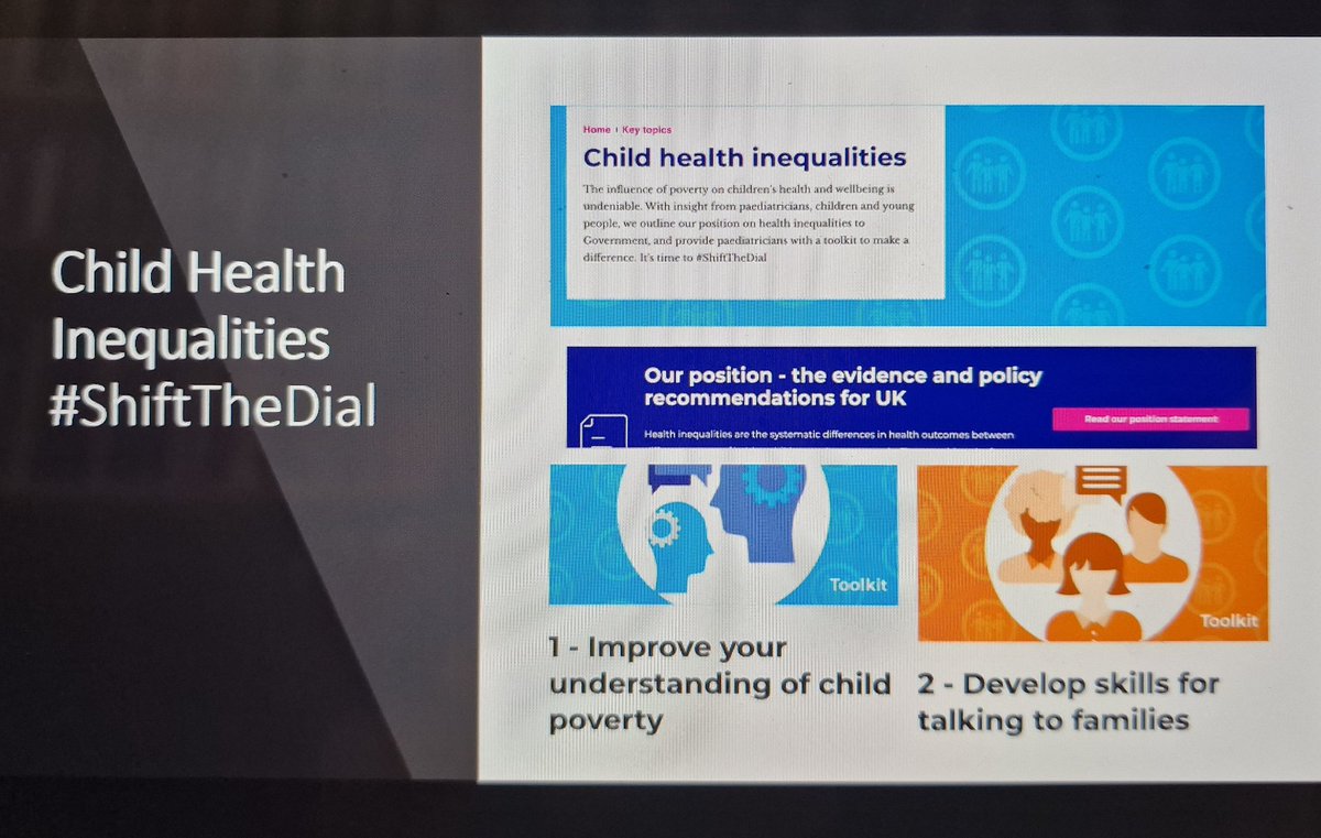 @RCPCHPresident talking about #childhealth #inequalities & the need to #ShiftTheDial ....
Sobering findings but offers guidance on what is to be done .... all points to the reality that
#EqualityistheBestTherapy
#capwinter23
@RcpsychCAP
@rcpsych @RCPsychSASdocs @DrElaineLockha1