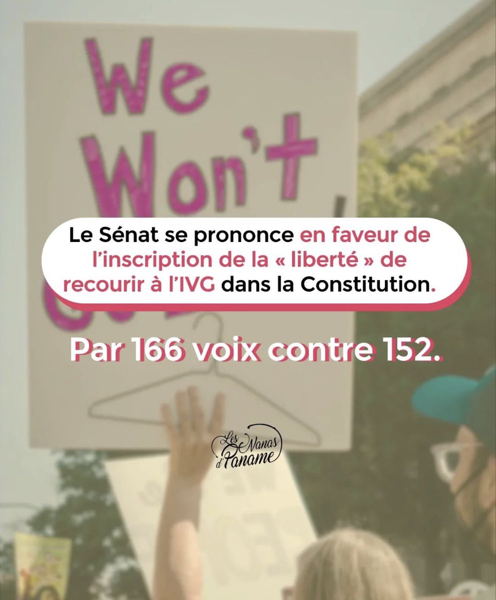 Petite victoire #IVGDansLaConstitution