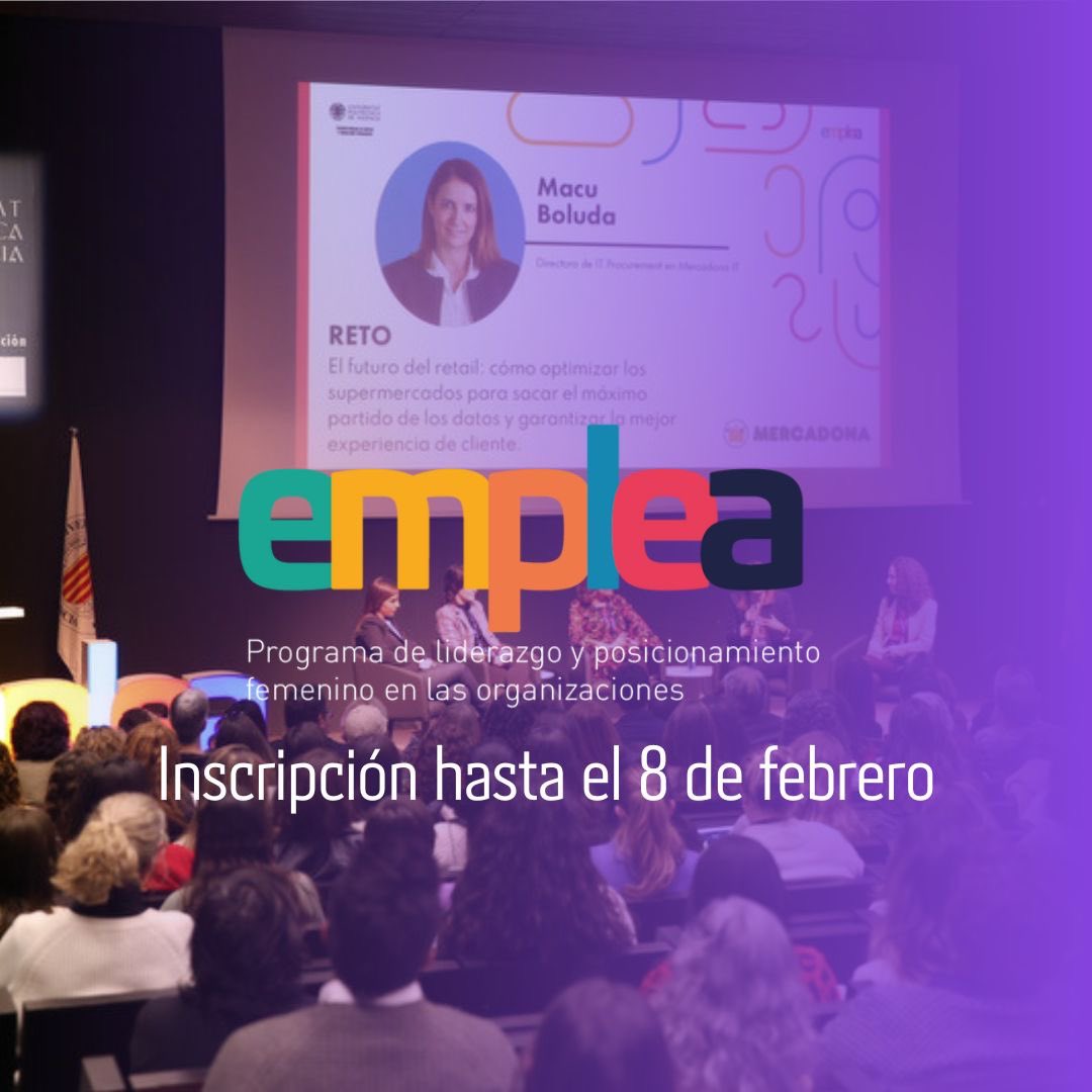 upvsie's tweet photo. ¡Ya podéis encontrar las fotos y el vídeo del evento de presentación de #EMPLEAUPV en nuestra web! 👩💻El 8 de febrero se acaba el plazo de inscripción para el programa y estamos ansiosas porque este reto empiece. 🤗🤗
https://t.co/PZIYc3qPHe
#empleo #mujerestrabajadoras https://t.co/Yne1XT8b4h