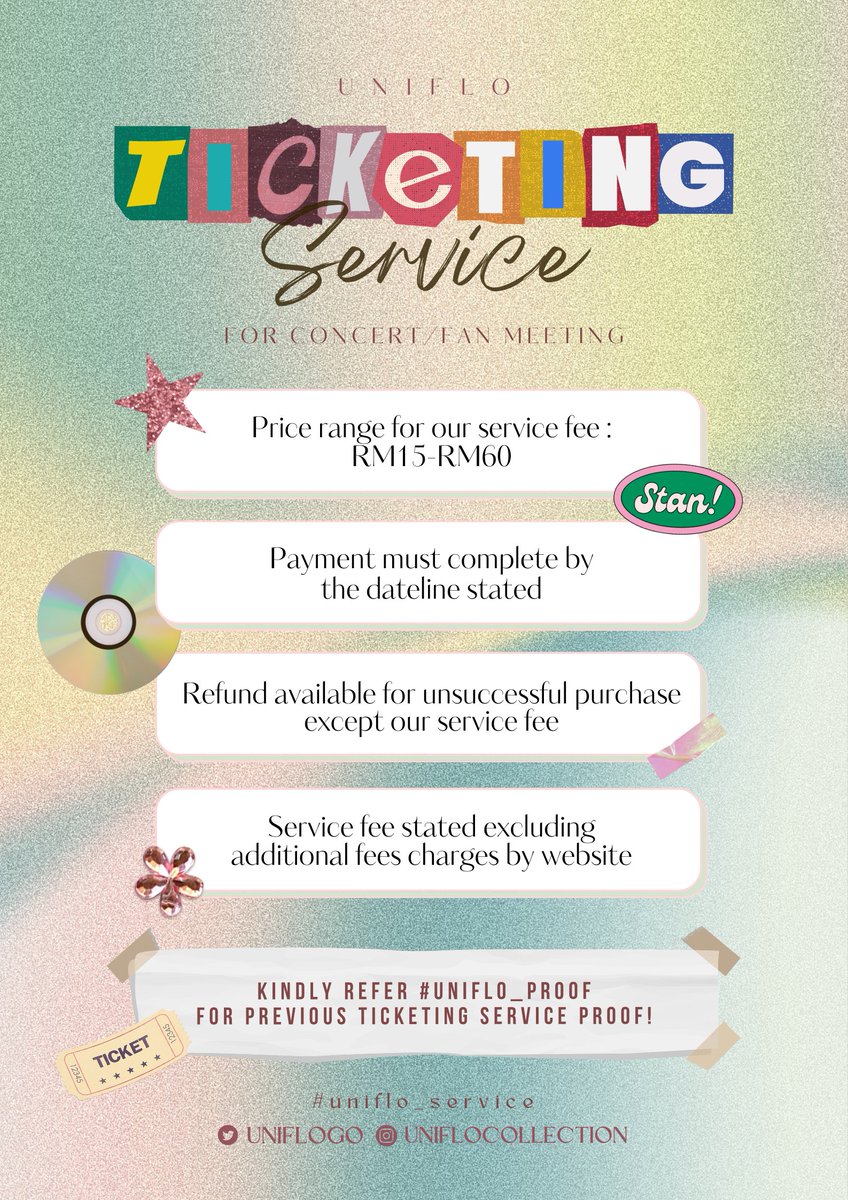 Louis Tomlinson
FAITH IN THE FUTURE WORLD TOUR IN KUALA LUMPUR MALAYSIA
♥️ RM25 /per service fee
♥️ More details refer 3rd picture
♥️Dateline of payment 14/2/2023 by 9am with full payment 
#uniflo_service #LOUISTOMLINSONinKL #FaithInTheFutureWorldTour #FAITHINTHEFUTUREMALAYSIA