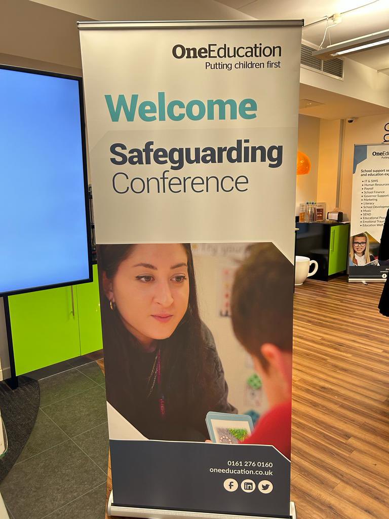 Our CEO Des is proud to have been invited to speak at the @OneEducation #Safeguardingconf23 today.
