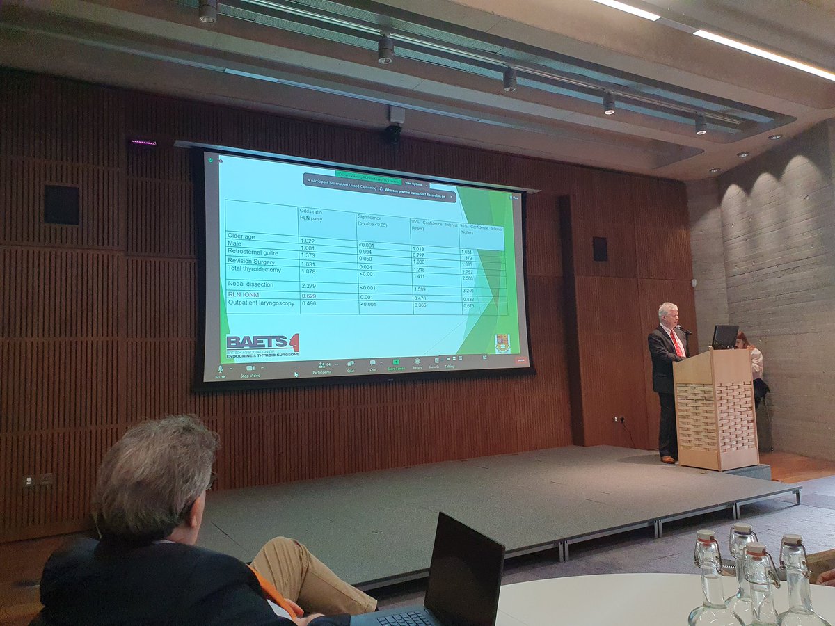 Day 2 of the UKEPS/RCPath Endocrine Pathology Update. Prof Neil Tolley from London talking about parathyroid surgery