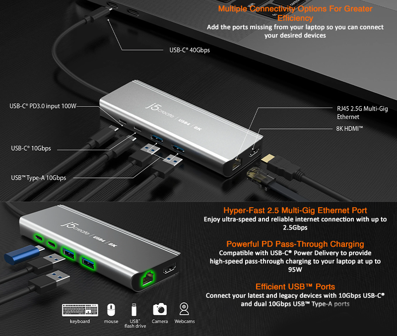 FrontosaSA's tweet image. This high-performance USB4 multi-port hub incorporates the latest USB4 controller offering compatibility with Thunderbolt 4 and older USB specifications. Now available on our website!

Link: frontosa.co.za

#j5create #USB4 #multiport #thunderbolt4  #USB