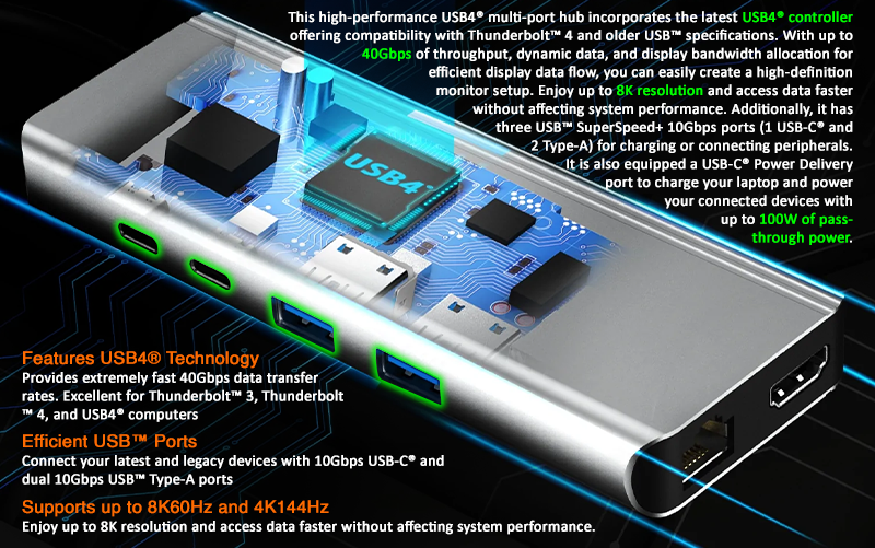 FrontosaSA's tweet image. This high-performance USB4 multi-port hub incorporates the latest USB4 controller offering compatibility with Thunderbolt 4 and older USB specifications. Now available on our website!

Link: frontosa.co.za

#j5create #USB4 #multiport #thunderbolt4  #USB