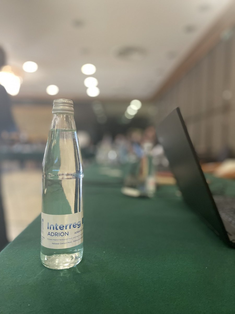 INTERREGADRION's tweet photo. Day 2 of #InterregADRION MC and Task Force meeting in #Sarajevo 🇧🇦

Please take a moment to drink some #ADRION water before we begin 💦

#regionaldevelopment #sustainablegrowth #collaboration https://t.co/u2gHmfVu6w