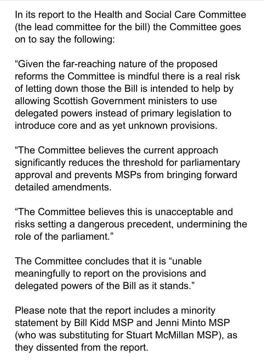 Scottish government’s National Care Service legislation running into more trouble..