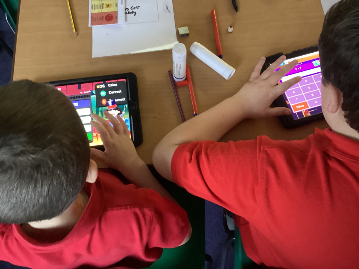 StOswaldsCEP's tweet photo. TT Rockstars battle has commenced in year 6. Let‘s see those speed tables. @TTRockStars #speedmaths https://t.co/Z6yqZxhUfy