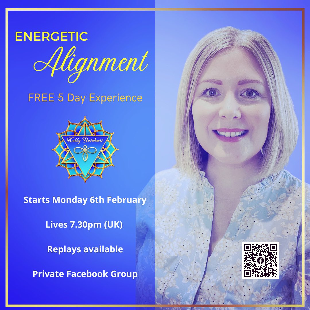 kellybutchart's tweet image. Come and join me for this FREE 5 Day Online Experience facebook.com/groups/energet… #energeticalignment