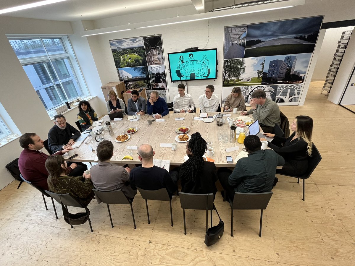 Great to see our London Studio welcoming in another #pxforum, this time organised by <a href="/TheOvalPartners/">the Oval partnership</a> et al. on the topic of footfall planning and town centre regeneration. What data do we need to design better places, why and how?
#designevidence <a href="/PX_Change/">Property X-Change</a> <a href="/HASSELL_Studio/">Hassell</a>