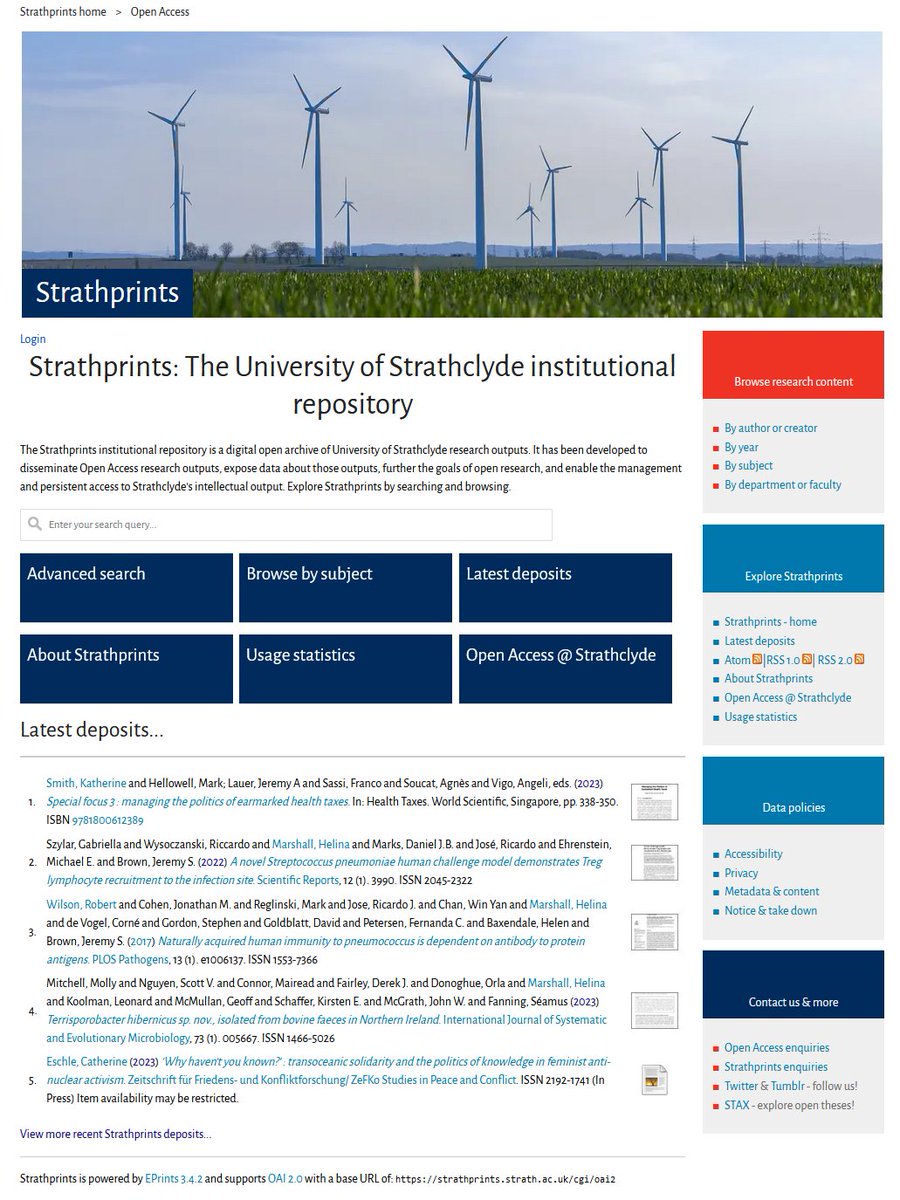 StrathclydeOA's tweet photo. "Time waiteth for no man" -- we're into February 2023 already!
The spotlight on #strathprints this month is #OpenAccess research on the global #energy challenge and #ClimateEmergency. Work by many departments and research units is involved. Dive in here: https://t.co/ApgZ2lnuk5 https://t.co/L73xULrIXy