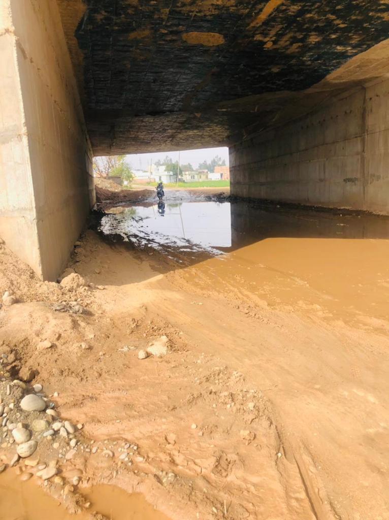 I request to #LGManojSinha and administration please have a look at Bridge that is located at Gazia Road near Marallia, Problem is that on rainy days, it gets filled with water very dangerous for people/students to cross. Kindly resolve the issue as soon as possible.#dcjammu