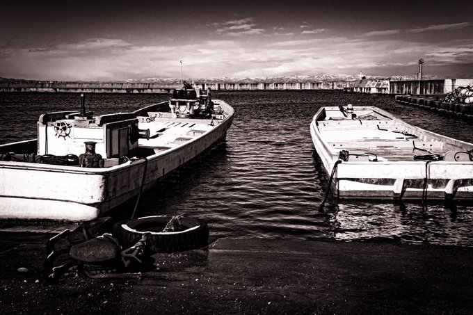 漁港にて#スナップ#漁港#モノクローム#EOSR6#EOSRP#photograph #写真家 #写真好きな人と繋がりた