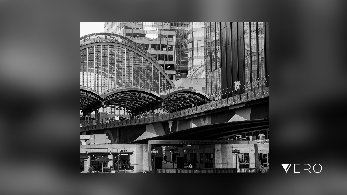 Canary Wharf DLR. 

#City #Outdoors #Architecture #Monochrome #Building #Skyscraper #Bridge #Cityscape #UrbanArea#london2023 #londonphotos #londonphotoshoot #londonphotogapher #canary_wharf vero.co/lespaulcustom/…