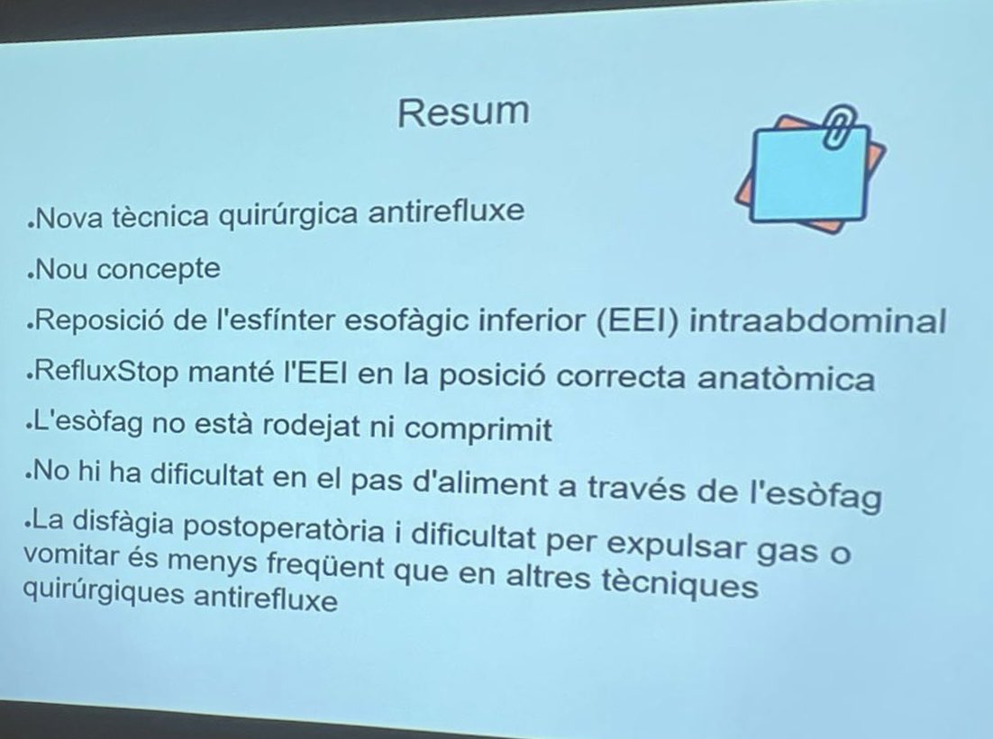 Cirurgia Althaia 🏥 (@cirurgiaalthaia) on Twitter photo Avui a la #sheilasessions la <a href="/Raquel_SJ7/">Raquel Sánchez Jiménez</a> ha presentat el #refluxStop una nova tècnica antirefluxe💪
Sempre buscant noves alternatives ✅
<a href="/ColleraPablo/">Pablo Collera</a> <a href="/sheilaserrapla/">sheilaserrapla</a> <a href="/csotomontesinos/">Cristina Soto</a> <a href="/mguell/">miguel besinga</a> <a href="/rafagdiazgobbo/">Rafael Díaz Del Gobbo</a> <a href="/cjGomez22/">Carlos Gómez</a> <a href="/RFarr15/">R. Farré</a> <a href="/MarcosSola4/">Marcos Sola</a> <a href="/espesotomunoz/">Espesotomuñoz</a> <a href="/MeritxellFont96/">Meritxell Font</a> Avui a la #sheilasessions la <a href="/Raquel_SJ7/">Raquel Sánchez Jiménez</a> ha presentat el #refluxStop una nova tècnica antirefluxe💪
Sempre buscant noves alternatives ✅
<a href="/ColleraPablo/">Pablo Collera</a> <a href="/sheilaserrapla/">sheilaserrapla</a> <a href="/csotomontesinos/">Cristina Soto</a> <a href="/mguell/">miguel besinga</a> <a href="/rafagdiazgobbo/">Rafael Díaz Del Gobbo</a> <a href="/cjGomez22/">Carlos Gómez</a> <a href="/RFarr15/">R. Farré</a> <a href="/MarcosSola4/">Marcos Sola</a> <a href="/espesotomunoz/">Espesotomuñoz</a> <a href="/MeritxellFont96/">Meritxell Font</a>