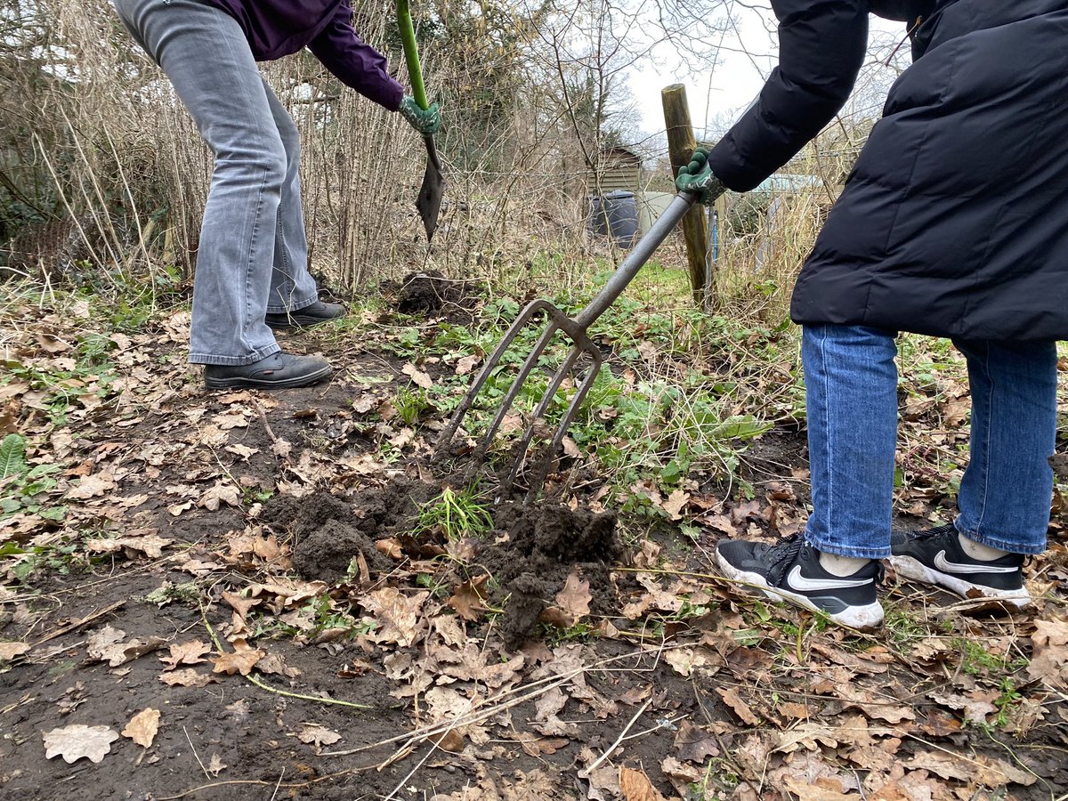 For #TimeToTalkDay I went along to one of @arccic ‘s Woodland Well-being sessions. It was so lovely to see the work they do to promote mental well-being 💙 I even got the chance to help plant some fruit bushes! 
#ItsWhatWeDo