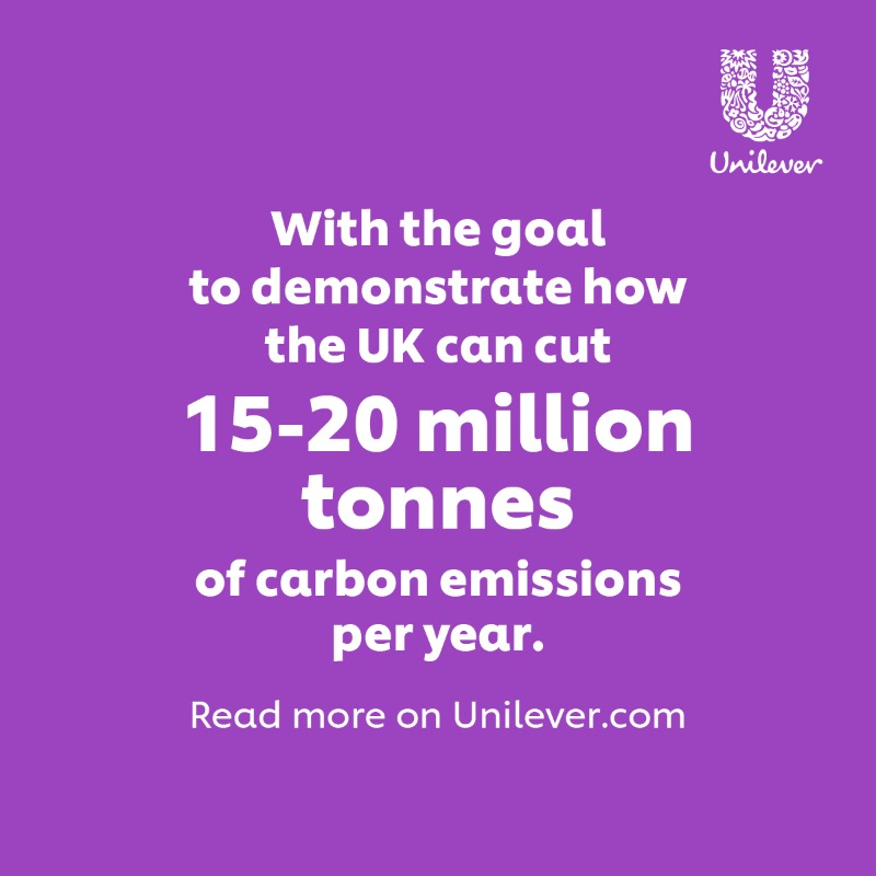 Unilever's tweet photo. Greenhouse gases are the problem. But could they also be part of the solution?

As part of the Flue2Chem cross-sector collaboration, we’re working with 14 industry partners to find ways of turning UK waste gases into more sustainable chemicals. 💙

#OurCleanFuture