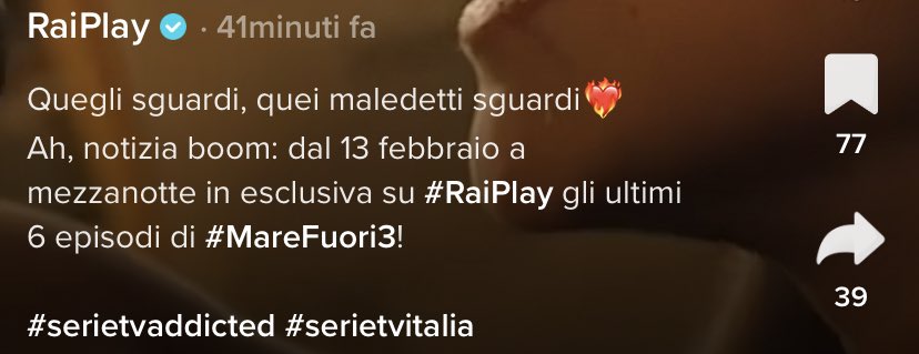 Giadaaa08's tweet photo. davvero grazie MA PERCHÉ DI LUNEDÌ VI PREGO #MareFuori #MareFuori3 https://t.co/0jooAyBtBw