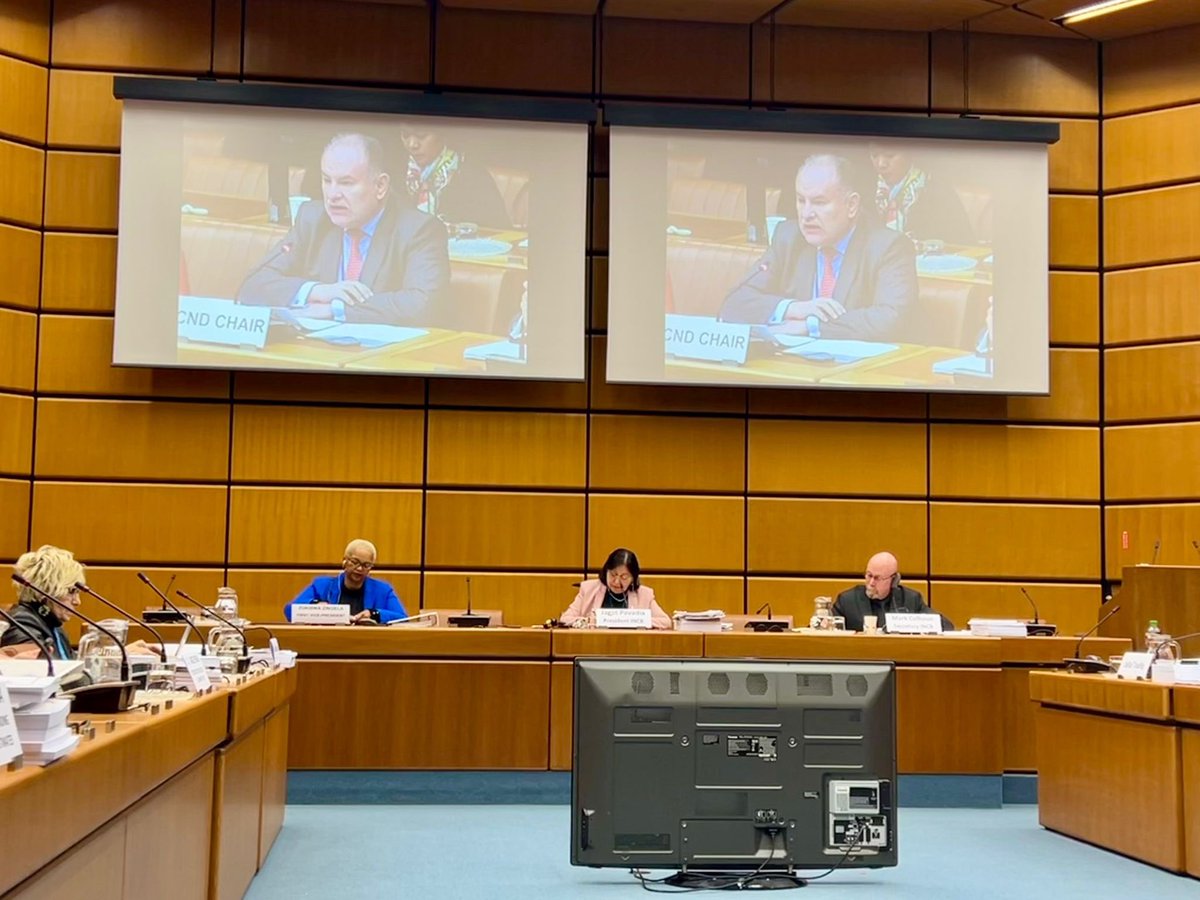 UNODC_CND's tweet photo. Yesterday, the #CND66 Chair Ambassador Miguel Camilo Ruiz Blanco provided an update on the preparations for the 66th session of the #CND in March 2023 and the 2024 mid-term review of international drug policy commitments during the 136th session of the #INCB 🇺🇳 https://t.co/mEoj2u5Ihq
