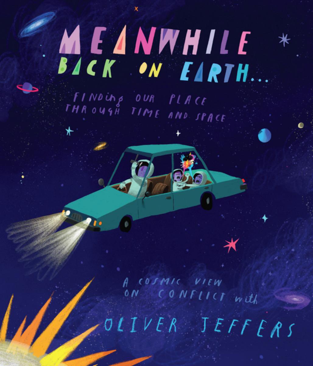 seemakapadia71's tweet photo. ‘A dose of reality.  A dash of whimsy.’
- TIME MAGAZINE  on @OliverJeffers book Meanwhile Back on Earth—Children, hop over—we can’t wait to hear from him at @EmiratesLitFest https://t.co/Z02XAlaOCL