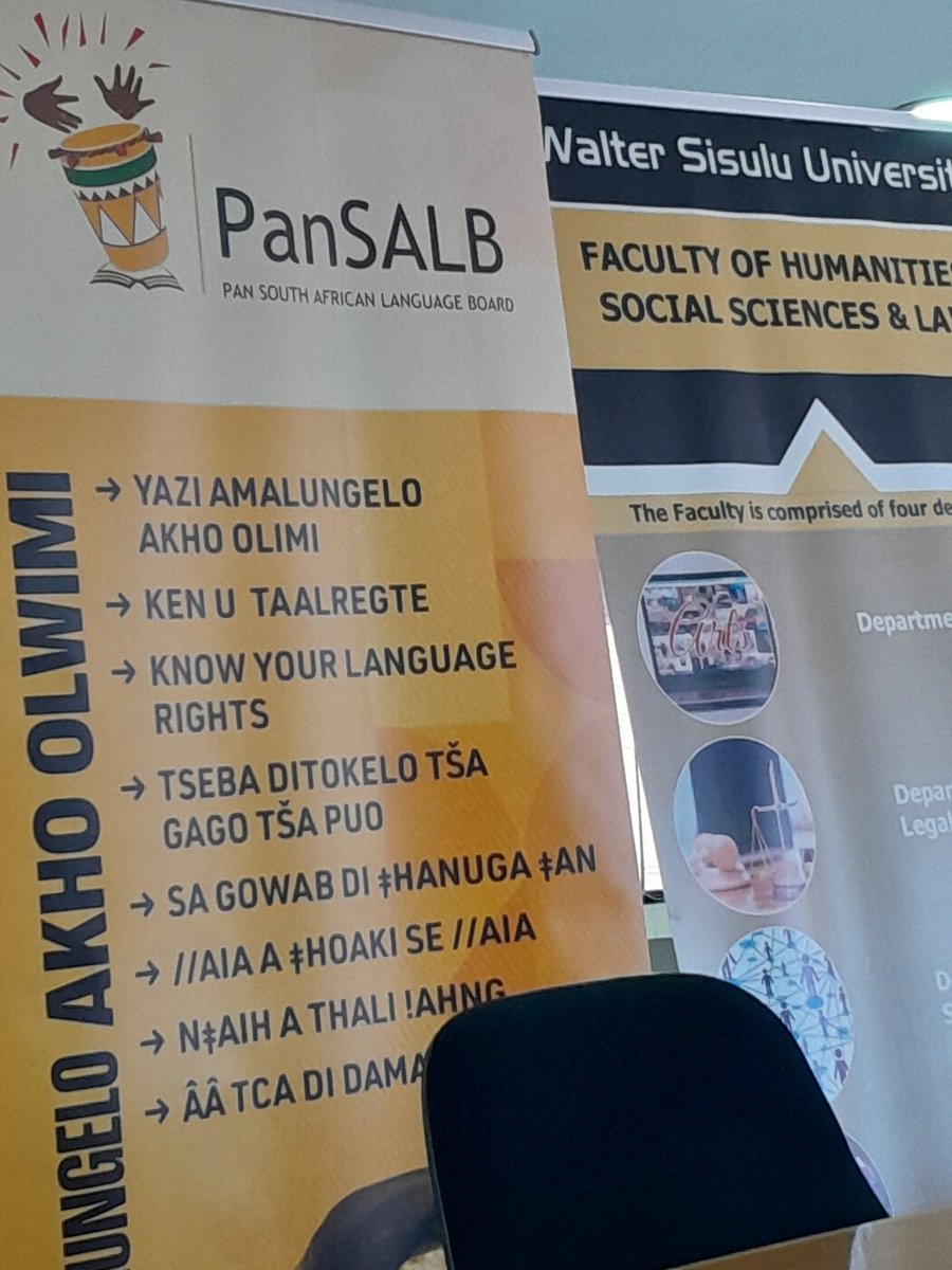 PanSALB's tweet photo. [HAPPENING NOW]: Our final outreach community programme is taking place at Walter Sisulu University, Mthatha Campus #LanguageActivismMonth @SportArtsCultur https://t.co/PUHvuHxOIh