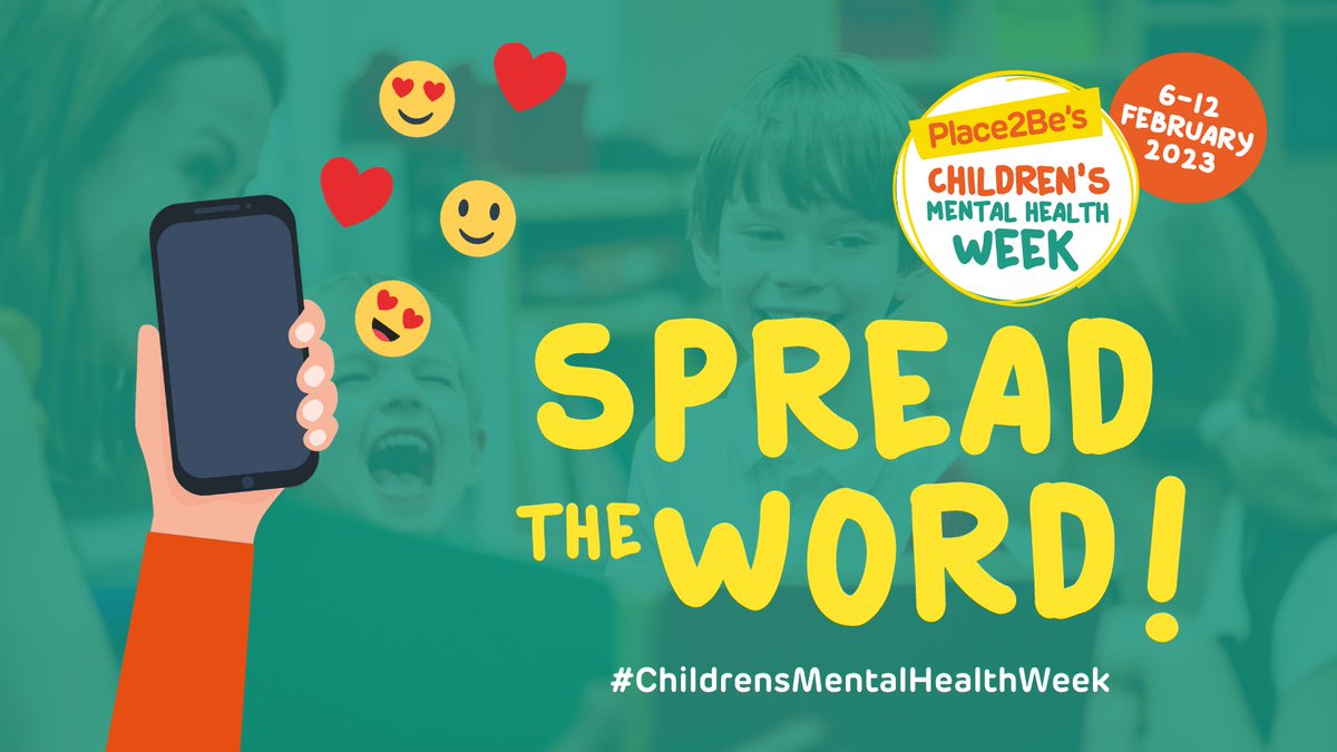 We’re proud to be supporting <a href="/Place2Be/">Place2Be</a>’s #ChildrensMentalHealthWeek which kicks off in just a few days! Join us and help shine a light on the importance of children and young people’s #mentalhealth. Find out more and get involved: childrensmentalhealthweek.org.uk