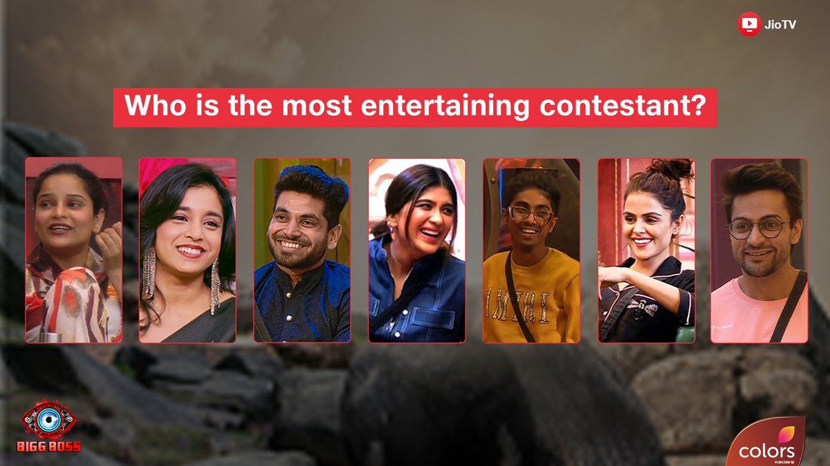 OfficialJioTV's tweet photo. Tell us in the comments below 👇

Watch #BiggBoss16, tonight at 10 PM on #Colors #JioTV!

@ShivThakare9 @NimritAhluwalia @TouqeerSumbul @BhanotShalin  #ArchanaGautam #MCStan #PriyankaChoudhary #ShalinBhanot #FridayVibes https://t.co/6zt1qT3Lkw