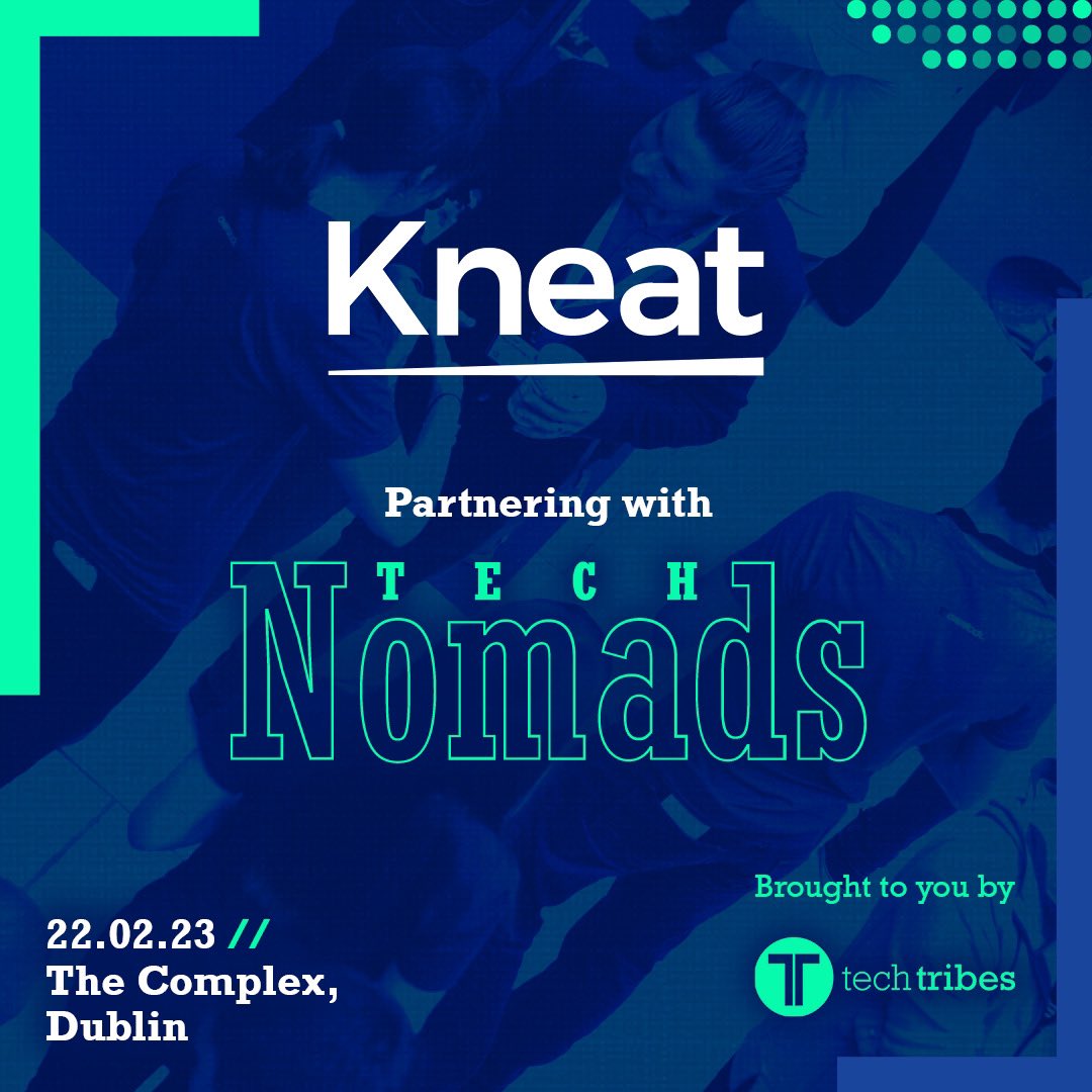 Tech_Tribes's tweet photo. Tech Tribes is proud to be partnering with @KneatSoftware at our first event taking place this February 22nd🚀
Join us at the Complex Dublin and network with some of the best in the Irish tech scene.
Click the link to register: https://t.co/YuEFdOLEx7
#techtribes #techjobs https://t.co/DqvhiSctkO