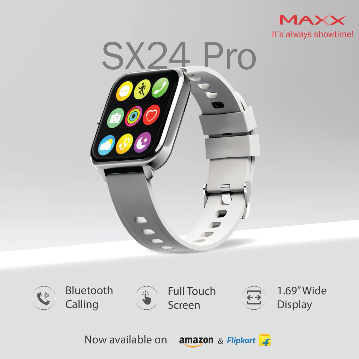 stylewithmaxx's tweet photo. Take your hustle to the next level and stay connected to your world with our SX24 Pro Smartwatch 🔥🔥

Now Available on Amazon and Flipkart 🔥🔥🔥 https://t.co/SFvU9VFfMc