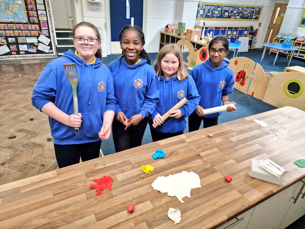 sthelensp's tweet photo. Our Year 6 girls are very excited about our Genius Hour showcase this afternoon! They have designed and made cake pops to represent the solar system! 🪐 #sthp4purposes #sthpscitech #sthpgenius https://t.co/V9ya5JAxsy