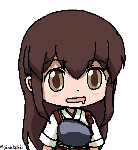 赤城(艦隊これくしょん) 「美味しそう( º﹃º)ジュルリ 」|銀時＠提督のイラスト