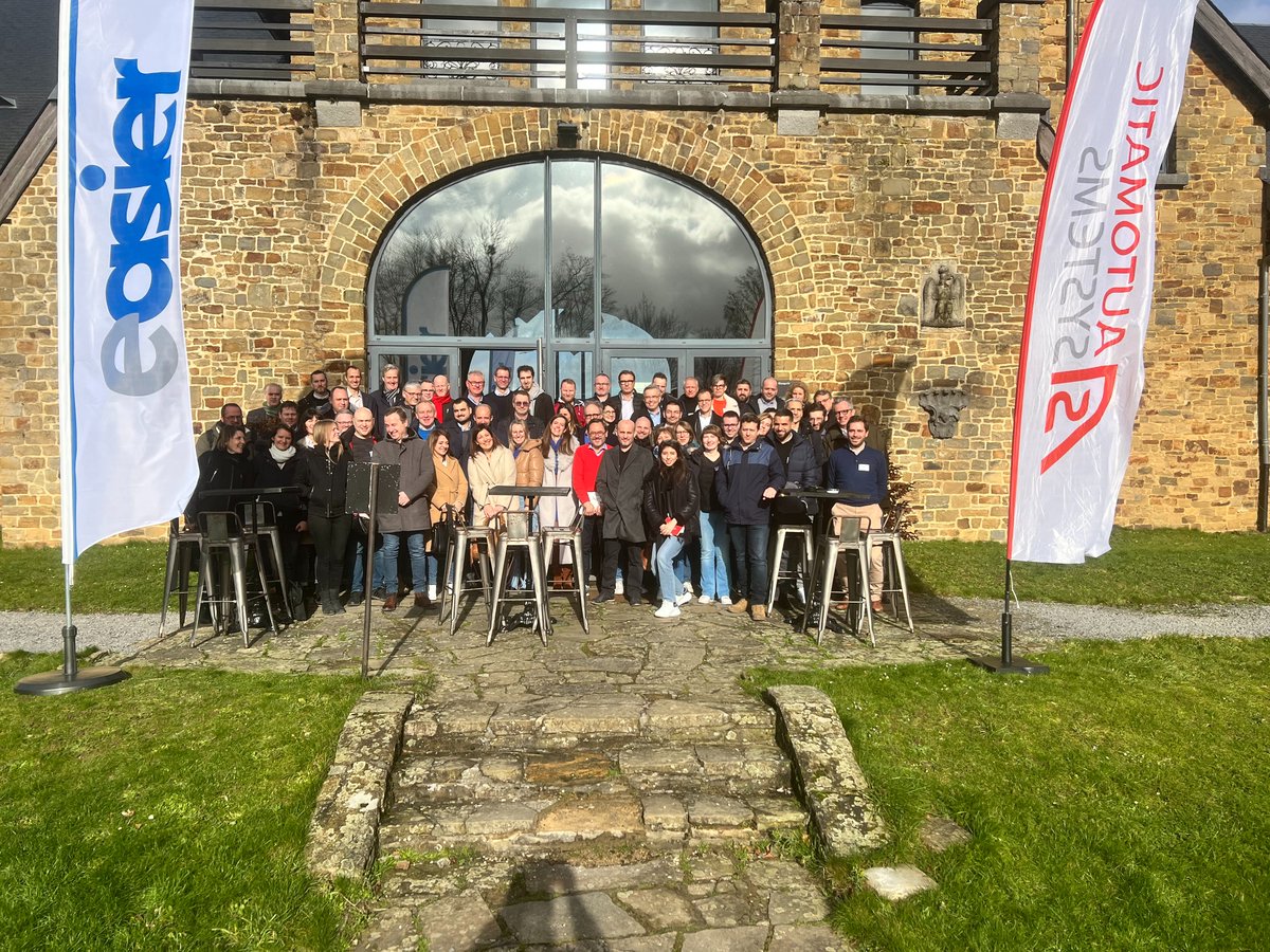 AutomaticSystem's tweet photo. Durant deux jours, les équipes de management d'@AutomaticSystem et @GO_EASIER  se sont réunies pour un séminaire commun afin de préparer l'année 2023; Merci à tous les participants !
#management #kickoff2023 #synergies #travail #travaildequipe #seminaire https://t.co/3VwHX1gzlc