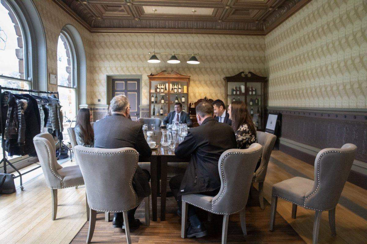ALewerMBE's tweet image. A big thank you to the local members of the @theCIOB for inviting me to a roundtable discussion on skills, planning and all things construction. I thoroughly enjoyed the discussions  at the wonderful venue of @DelapreAbbey