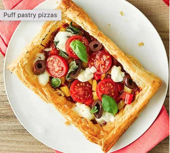 At today's Community Kitchen we are going to use some leftover Gluten free puff pastry to make these pizza's! A fun super quick way to make pizza and with a variety of toppings can be healthy too! 🍅🧅🌽🧄

We are starting at 1pm, hope to see you there!

bbcgoodfood.com/recipes/puff-p…