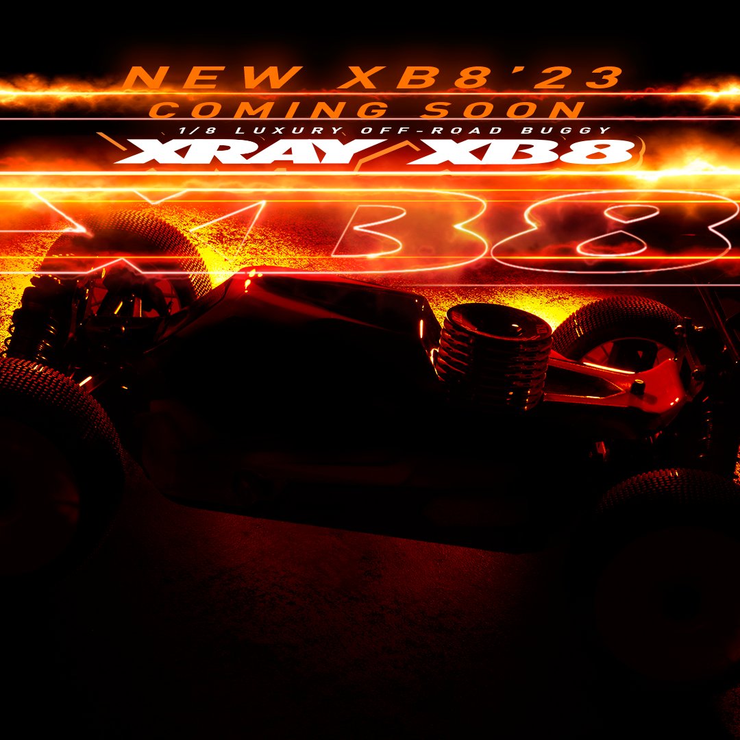 TeamXRAY's tweet photo. #XRAY #XRAYracing #XB8 #ComingSoon https://t.co/ZpAS9l7n6R