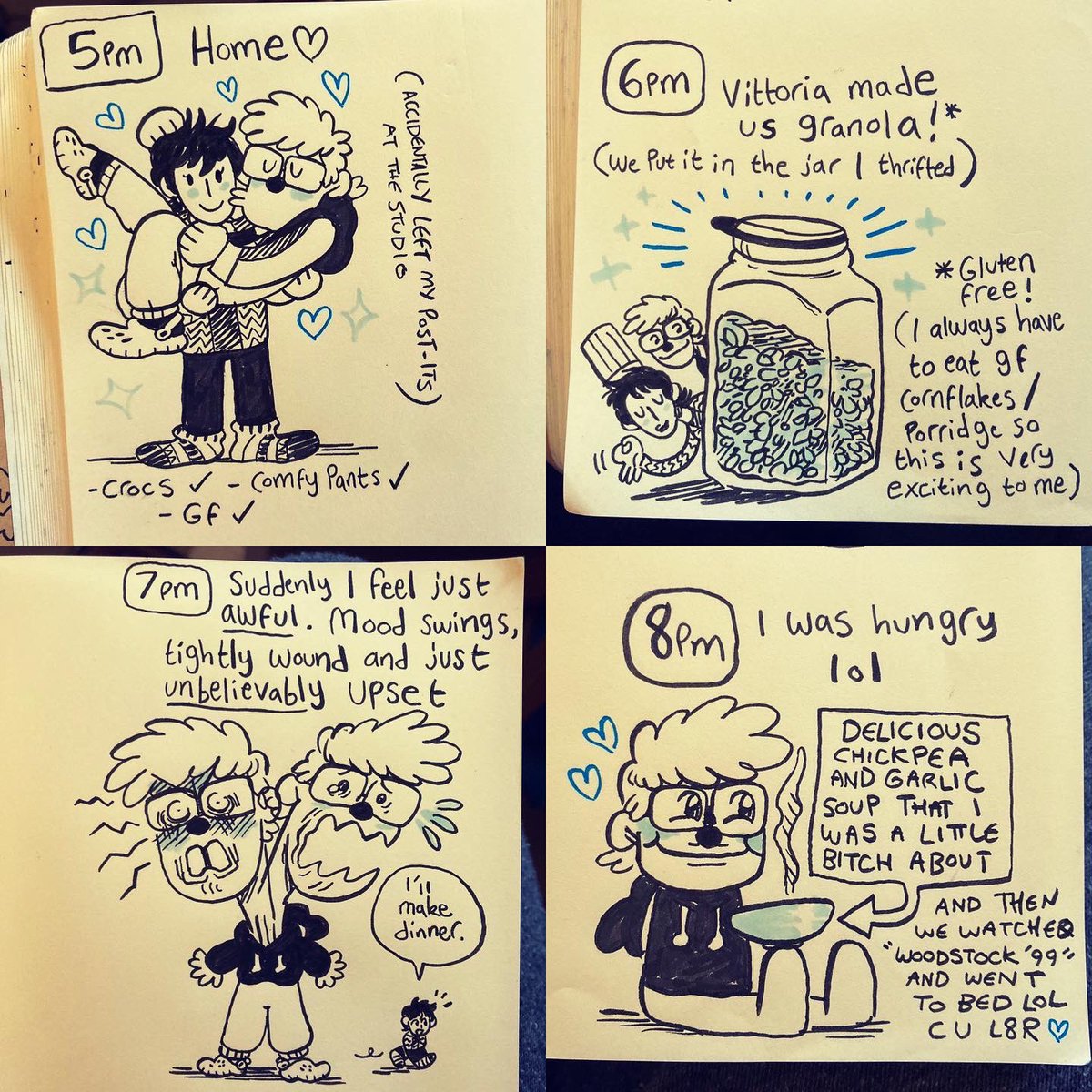 Popping all my hourlies in one convenient post 💃🏻 