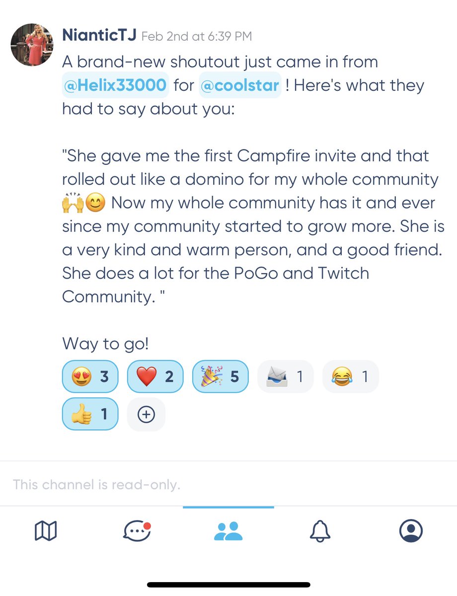 claudiaFPS_'s tweet photo. So happy to be part of this Pokémon GO community. Thank you for the shoutout @Helix33k 🫶 , you are amazing!
#PokemonGO #PokemonGOfriends #campfireapp #twitchtv
I still have some more invites left for Campfire App, let me know if you wanna get in! https://t.co/B0Ql9Qc72D