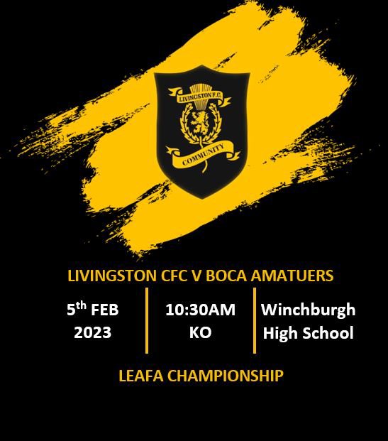 MATCH DETAILS! 

Another huge game for us this weekend as we face <a href="/BocaAmateurs/">Boca Amateurs</a> in the league. It’s always a tough game against another local side so we’re expecting a huge test. 

Get along and support the boys! 💛🖤