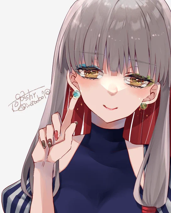 自己紹介その⑥オリジナル(アクセサリーイメージイラスト) 