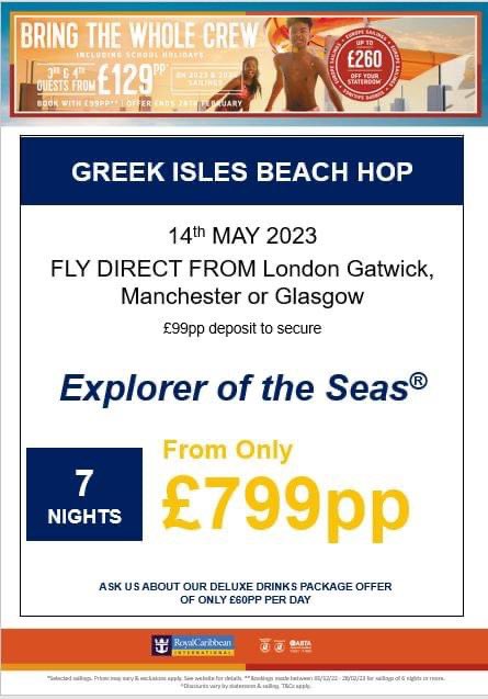 AmeliaIrisTrav's tweet photo. Can’t believe I’m saying this but…there is still time to get yourself booked onto this amazing ship &amp; offer! 

Manchester - AVAILABLE! 😍
London Gatwick - AVAILABLE! 😍
Glasgow - AVAILABLE! 😍

🗺️Visiting some beautiful destinations
Venice,Kotor,Corfu,Athens,Mykonos, Argostoli https://t.co/DVOhoWBFAn