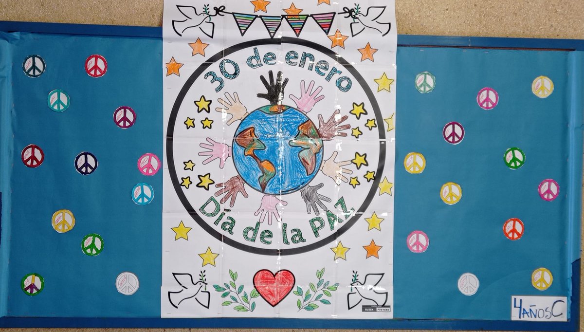CEIPCARMBURG's tweet photo. El pasado día 30 de enero en nuestro colegio celebramos el Día Escolar de la No Violencia y la Paz. Con el lema: "Mi mochila de la Paz", y dentro del proyecto grupal "Tea-Team-nos", nuestras mochilas se llenaron de ilusión y de bonitos valores. https://t.co/McSMUh6YXk