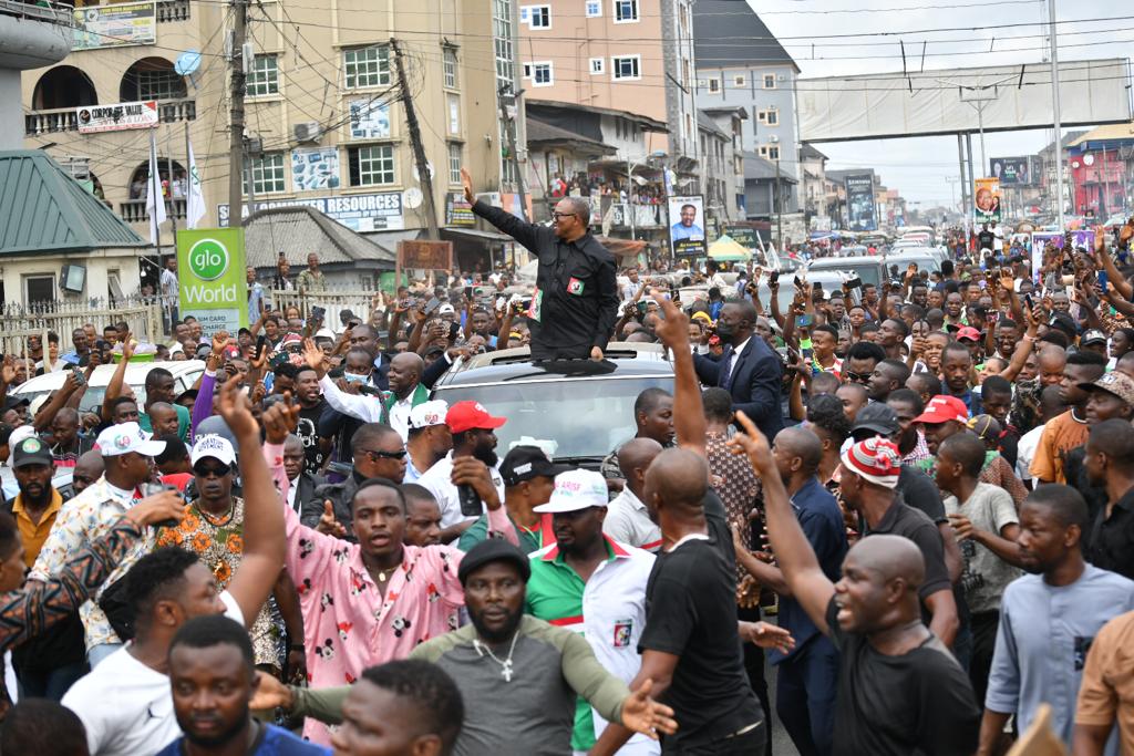 PeterObi's tweet photo. I just arrived in Aba, Abia State for the various Townhall and civic engagements. I'm looking forward to it all. -PO https://t.co/gAl9oBWgtC