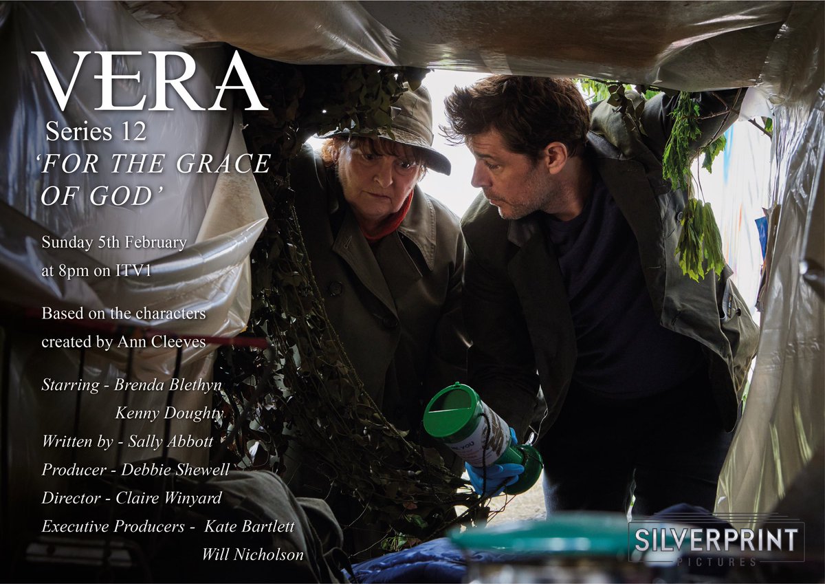 Please watch my recent episode of Vera on Sunday - fantastic cast and crew. Thank you.