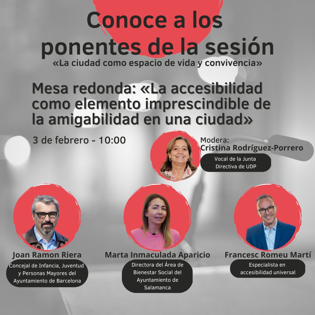 cemfis_sc's tweet photo. 2a jornada #DAP2023 #accesibilidad, con la
mesa redonda: «La accesibilidad como elemento imprescindible de la amigabilidad en una ciudad» con @joan_r_riera del @bcn_ajuntament
#MartaAparicio #Ayunt #Salamanca,@FrancescRomeu especi. accesibilidad
@CongresoDAP @CocemfeBCN https://t.co/L7Yx294r3u